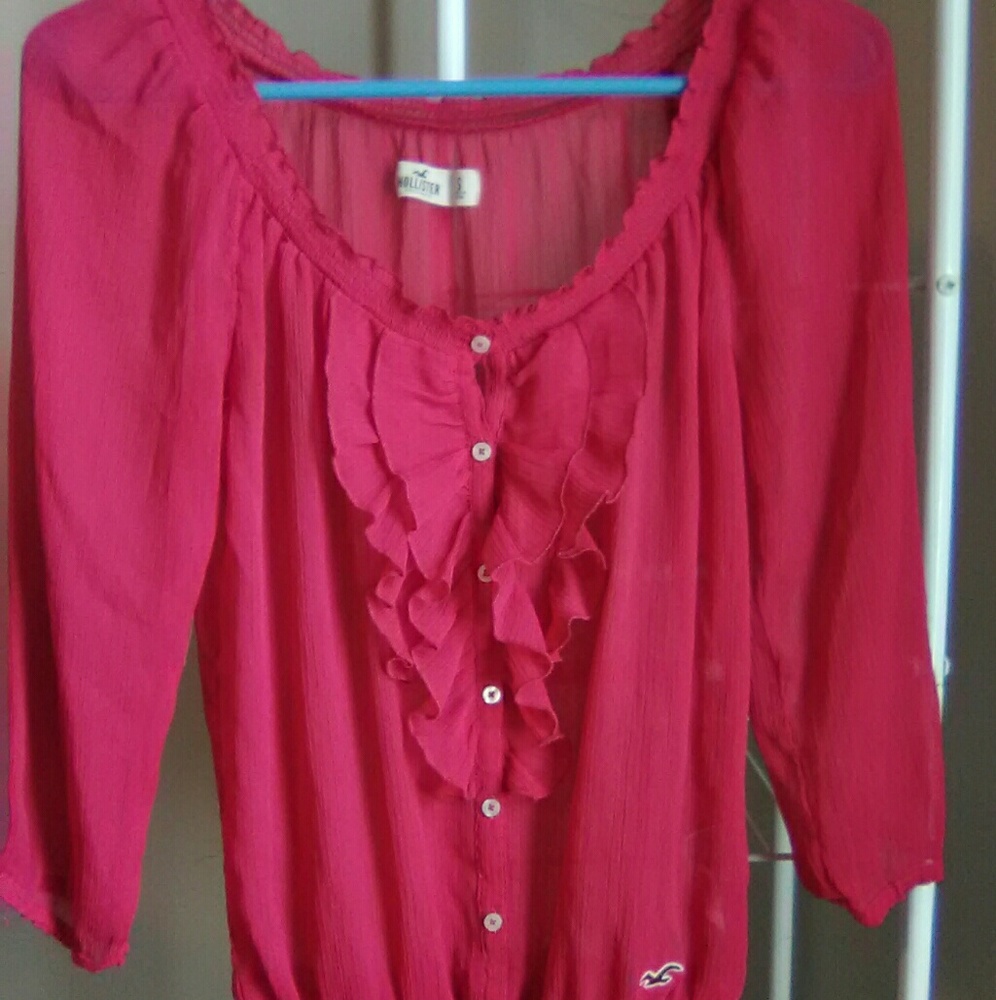 Hollister 3/4 length blouse
